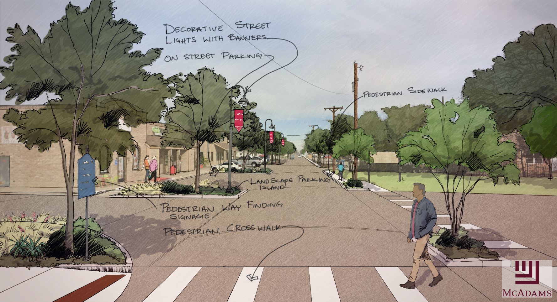 Lake Dallas LA Sketch 1